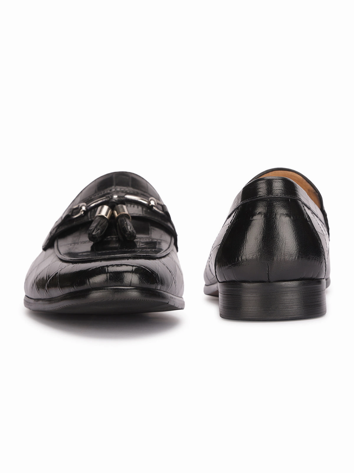 Antonio Luxury Leather Tassel Loafers Playform Loafers