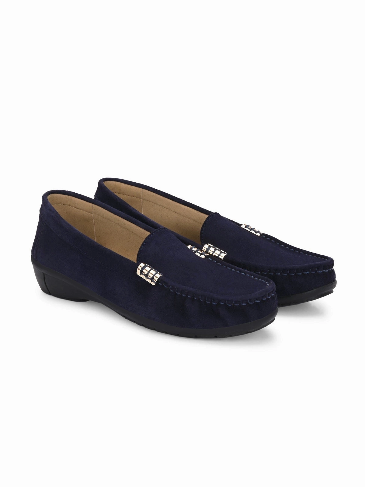 Chunky Platform Loafers Chelsea Suede Leather Loafers