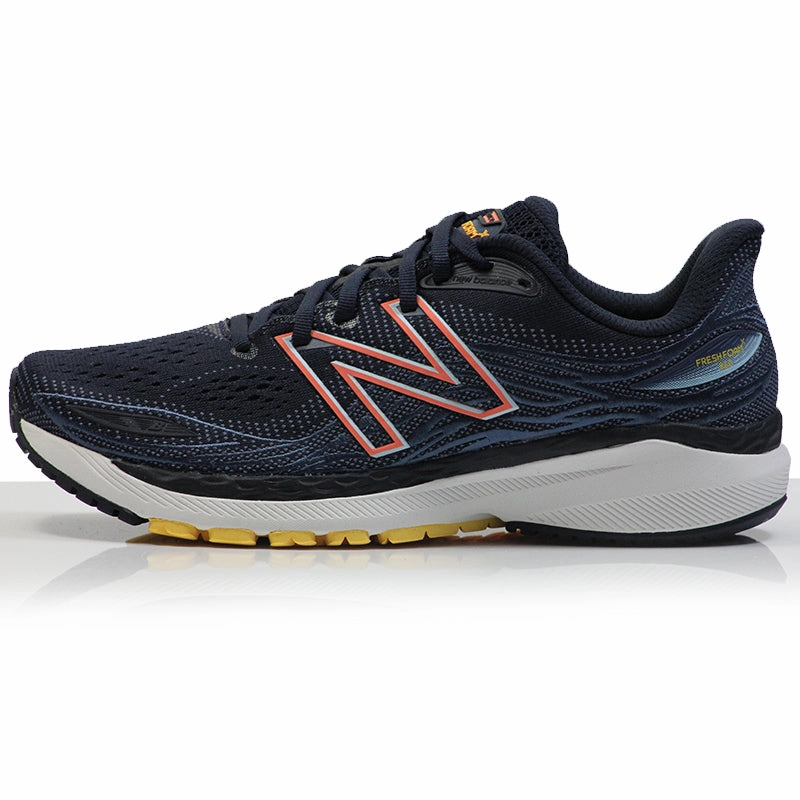 Runfalcon 5 Running Shoes New Balance 860v12 Men's Running Shoe - Eclipse/Spring Tide/Vibrant Orange