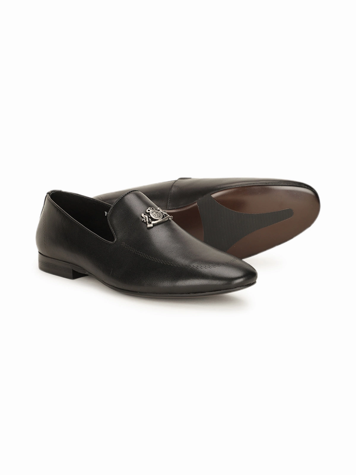 Elliot Leather Crown Ethnic Slip-ons Loafers Clearance