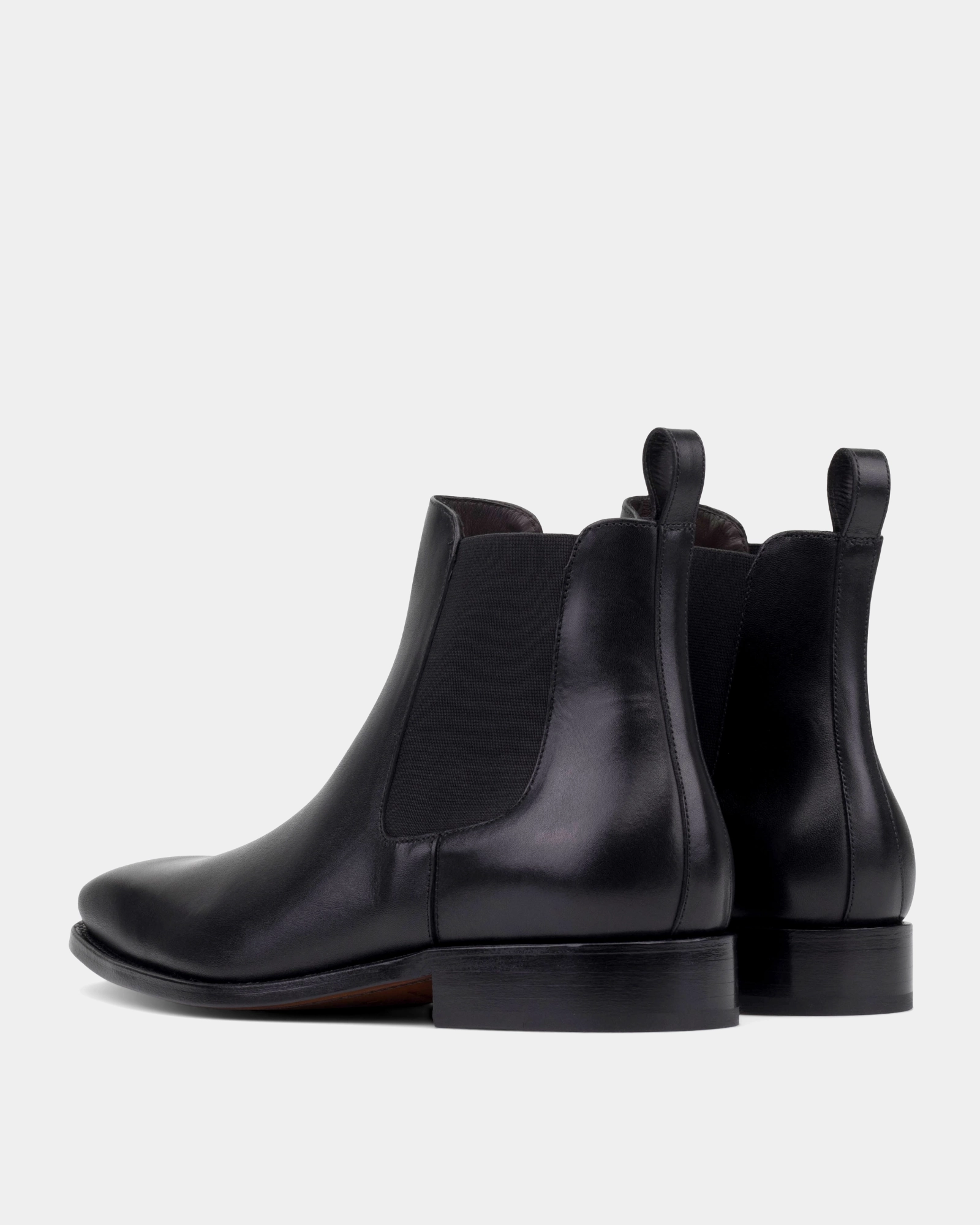 Chelsea Boots Official Website Bennett Black Chelsea Boot with Half-Rubber Soles - 722