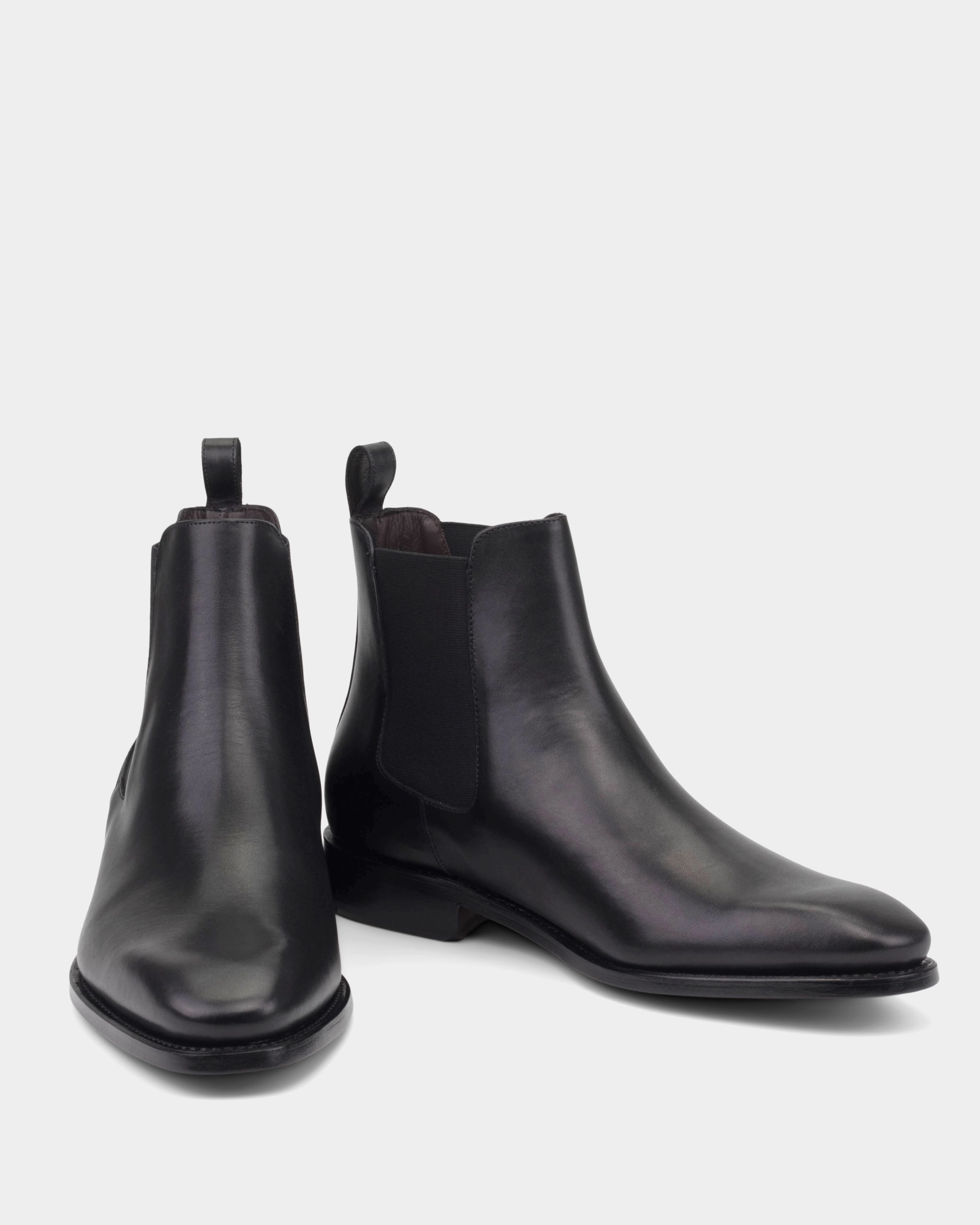 Bennett Black Chelsea Boot with Half-Rubber Soles - 722 Oversized Chelsea Boots