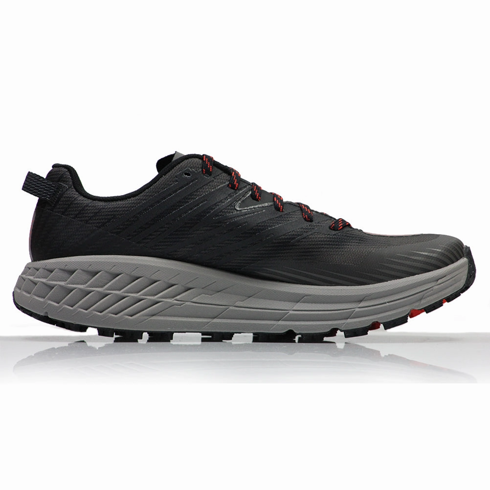 Adrenaline Gts 24 Running Shoes Hoka One One Speedgoat 4 Men's Trail Shoe - Dark Gull Grey/Anthracite