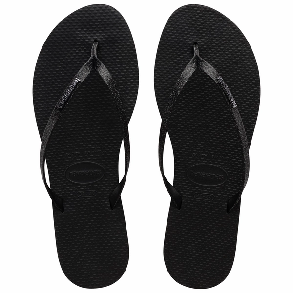 HAVAIANAS YOU GLITTER - BLACK Flip Flops Smoothy