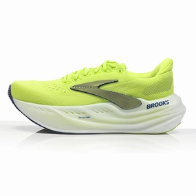 Brooks Glycerin Max Men's Running Shoe - Lime/Navy Peony/White Lacing Running Shoes