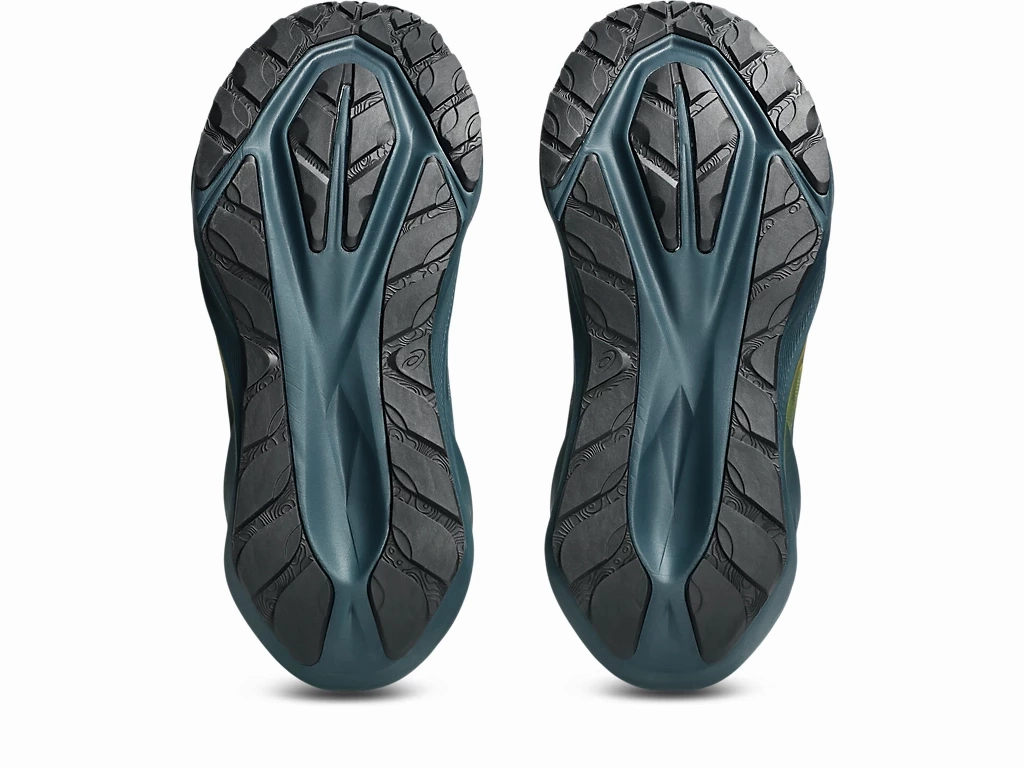 Mens Asics Novablast 5 TR - NATURE BATHING / LICHEN ROCK Cross Country Spikes Or Trail Shoes