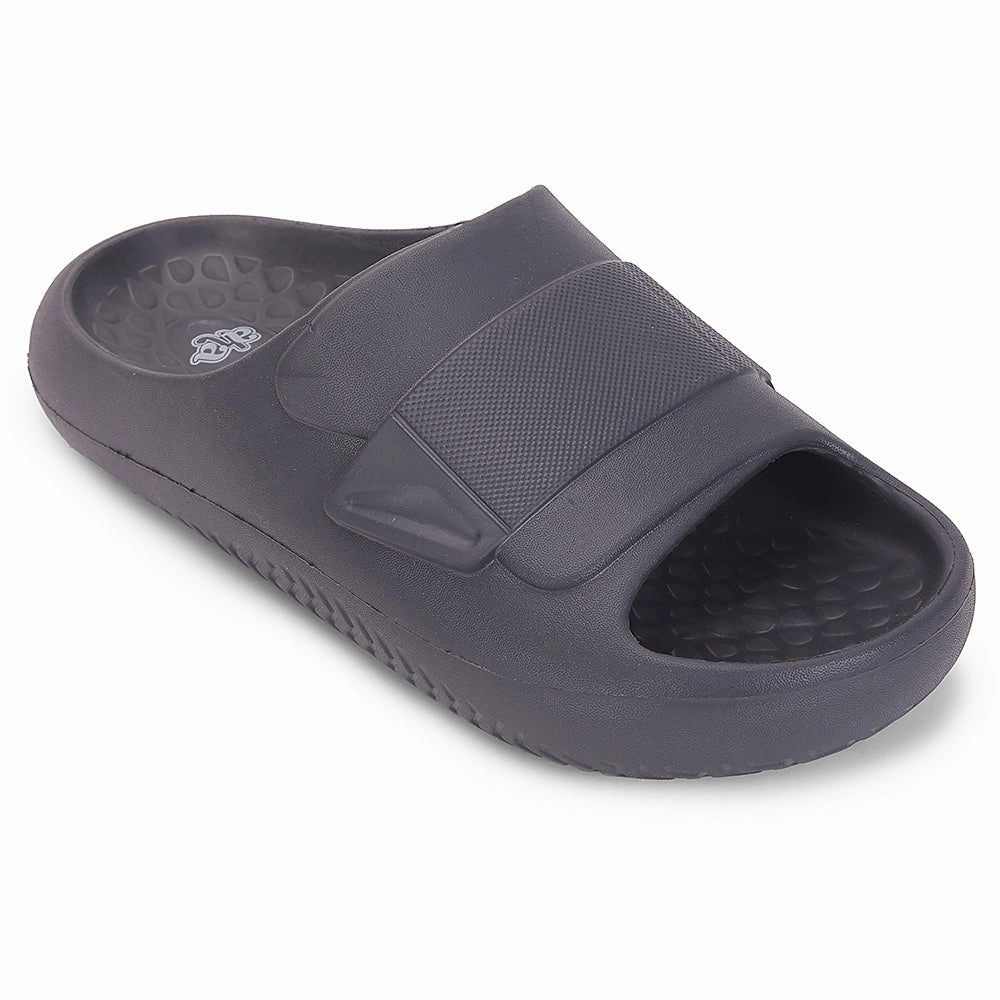 A-HA Dark Grey Casual Slides For Men DREAMWALKM By Liberty High Heeled Slippers