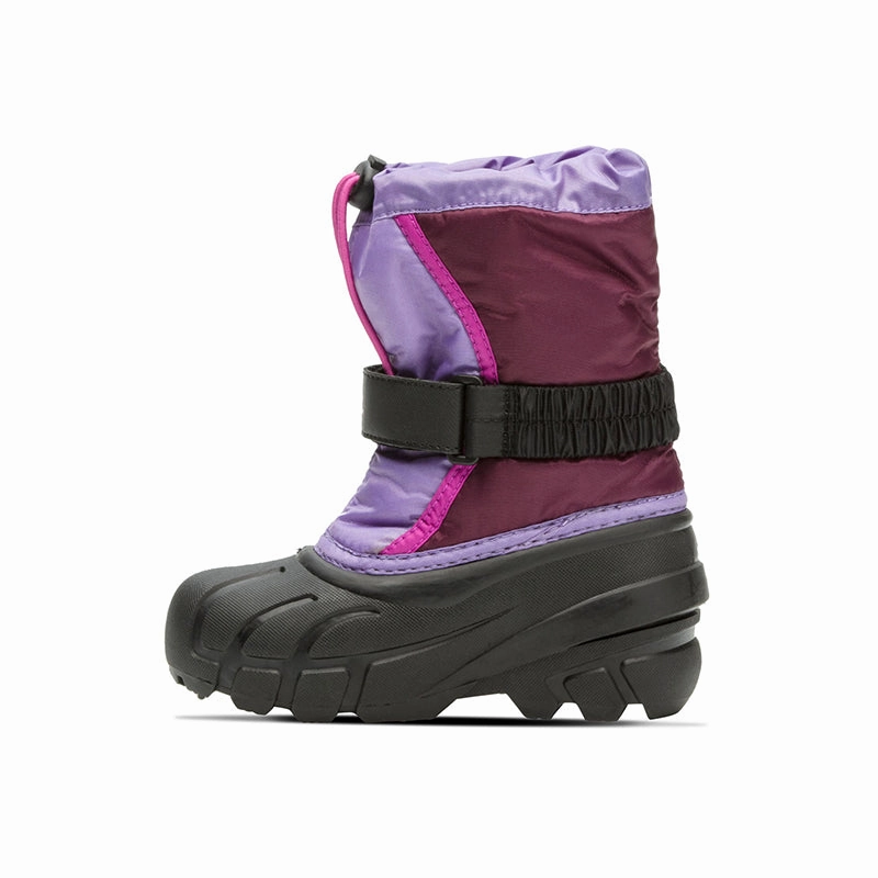 Snow Boots Ugg Kid's Preschool Youth Flurry Purple Dahlia/Paisley Purple