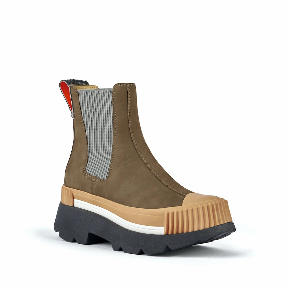 Dune Chili Chelsea Boots ESKER CHELSEA KHAKI