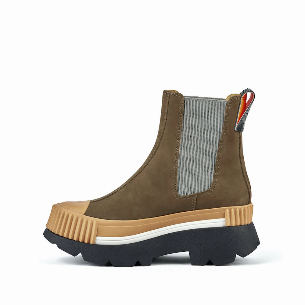 Azalea Wang Chelsea Boots ESKER CHELSEA KHAKI