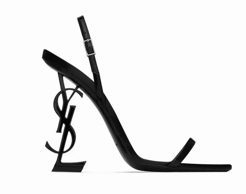 Saint Laurent Opyum 110mm leather sandals High Heel Ballet Shoes