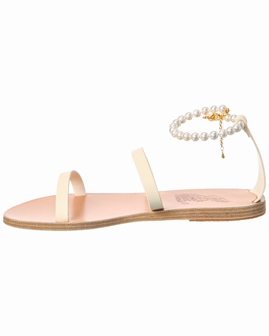Ancient Greek Sandals Smirni Leather Sandal Raffia Sandals