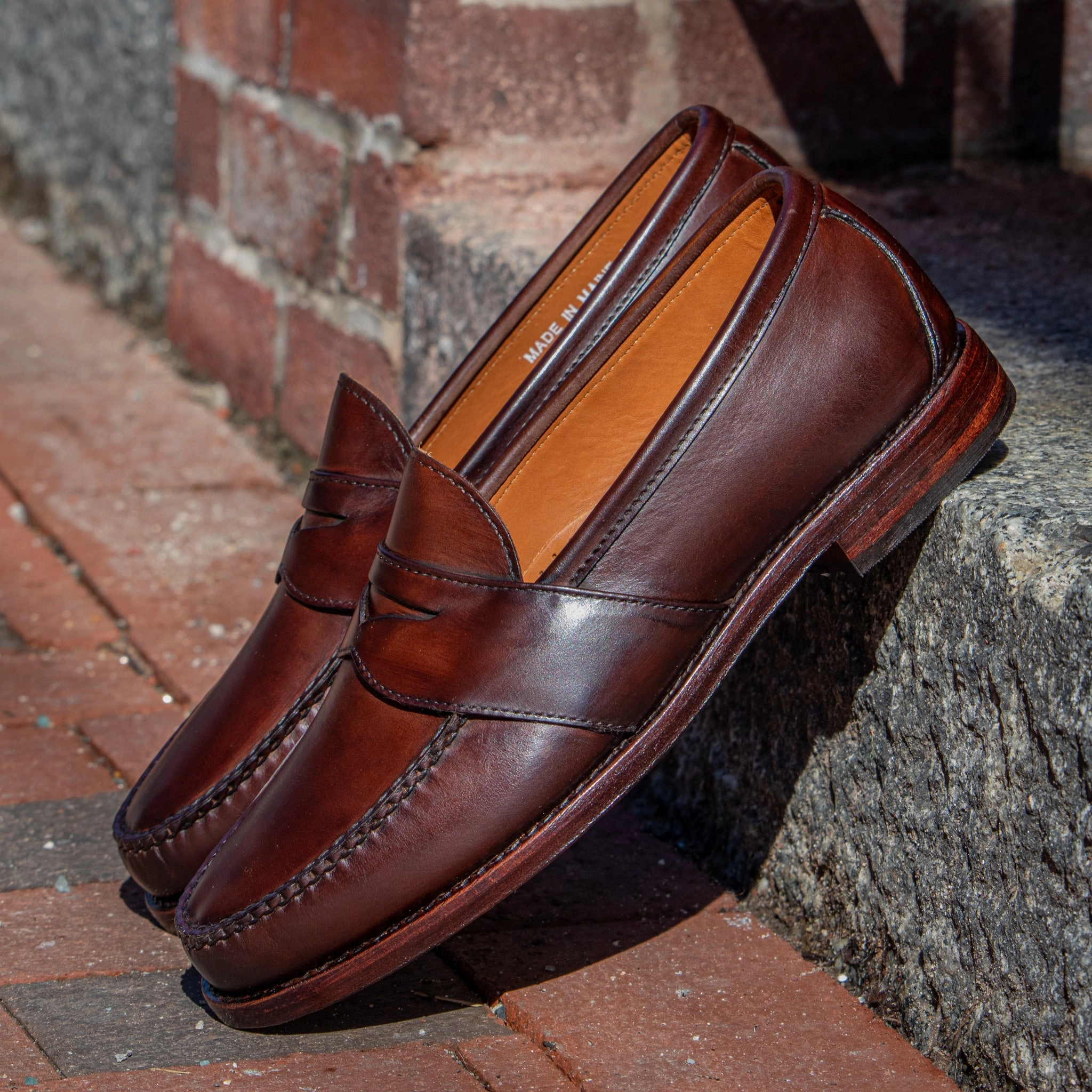Best Loafers For Business Casual Weltline Penny Loafers - Dark Brown Calf