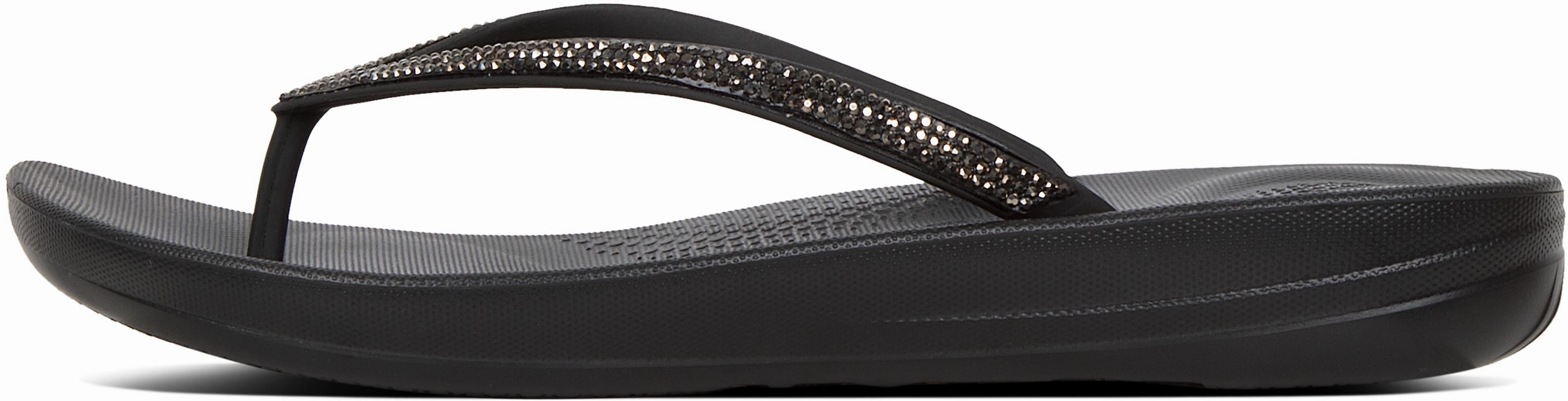 FitFlop Women's Iqushion Sparkle Ergonomic Flip-Flop Bulk Flip Flops