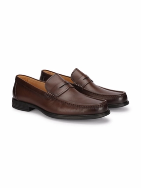 Loafers And Dresses Fabio Premium Leather Penny Loafers
