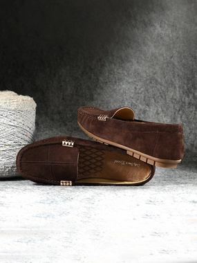 Nine Loafers Marbella Suede Leather Loafers