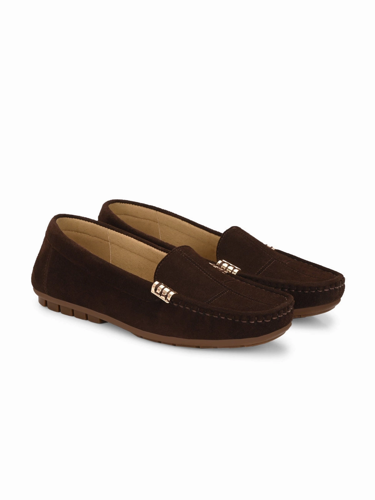 Deer Stag Loafers Marbella Suede Leather Loafers