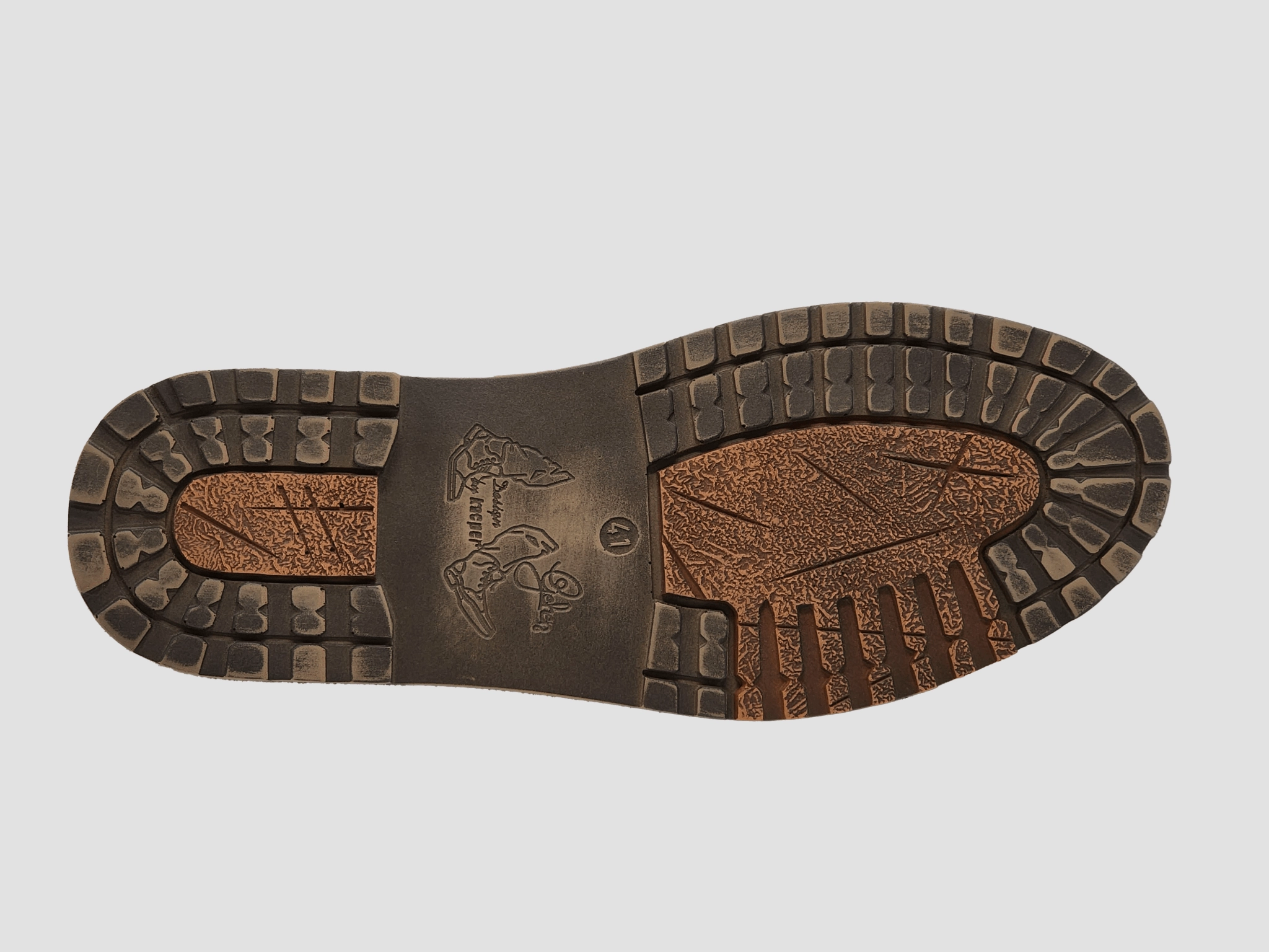 Men's Derby Leather Dress Shoes - Brown Lace Up Cycling Road Shoes