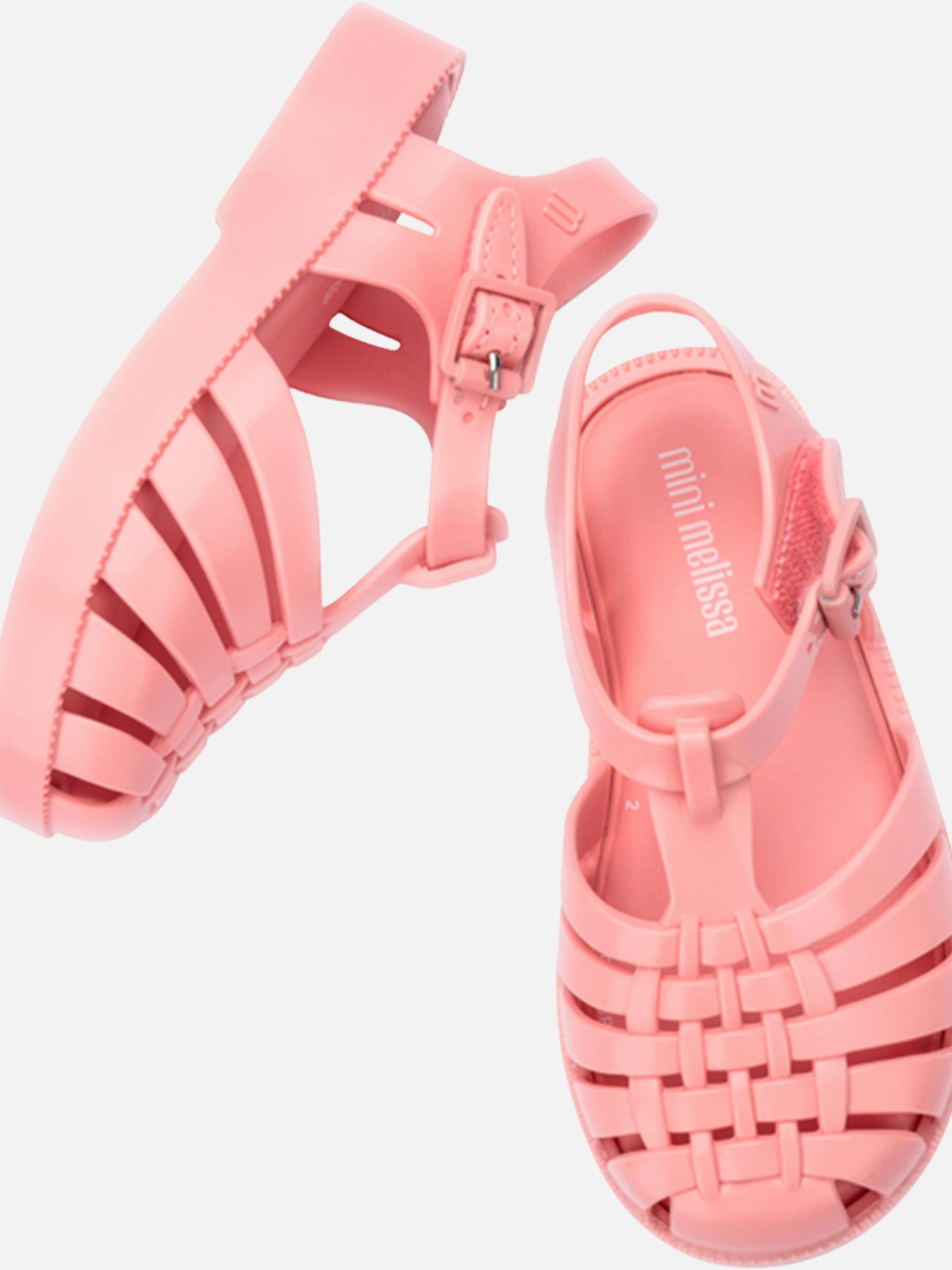 Planters Fasciitis Sandals Mini Melissa Girls Possession Sandals in Pink