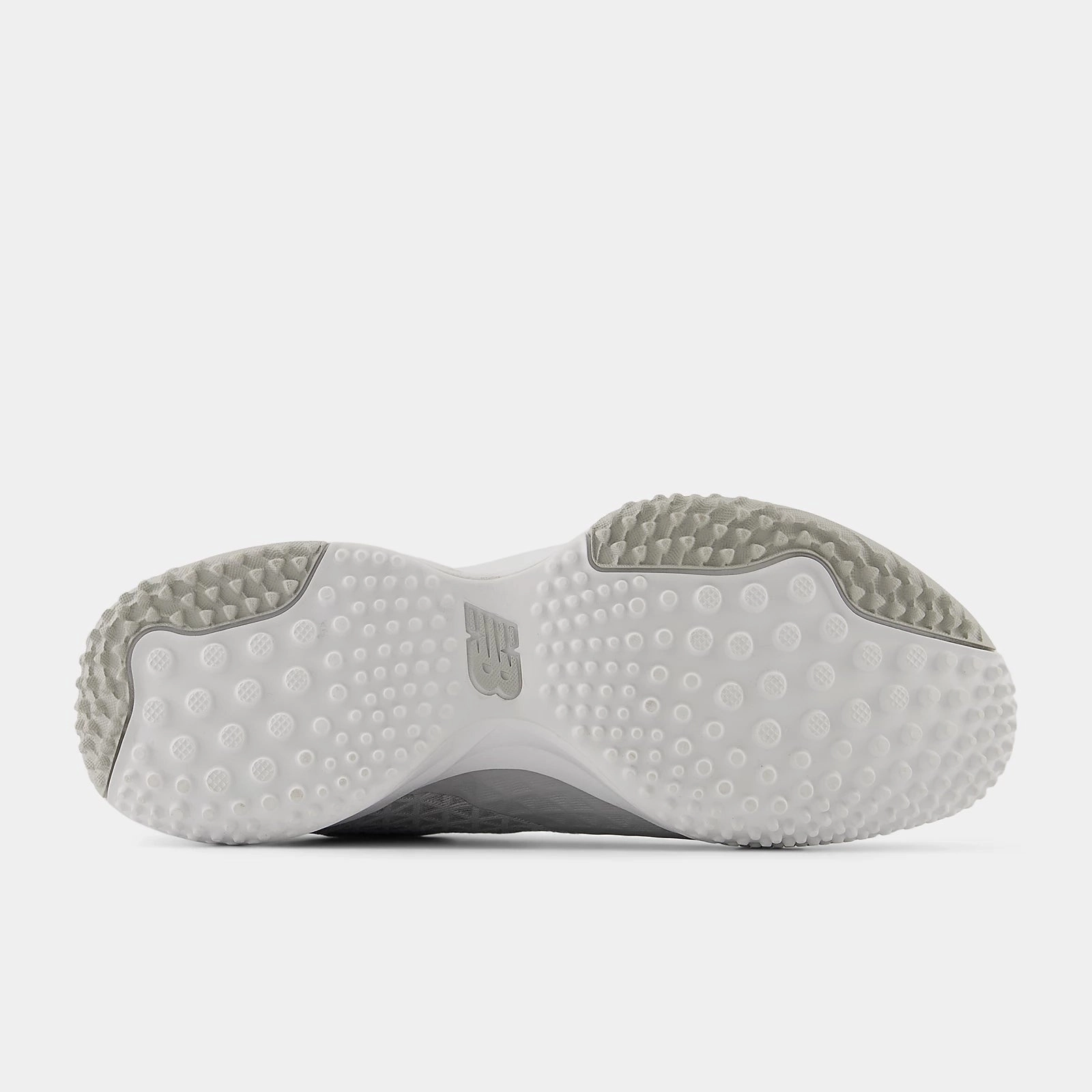 New Balance Chunky Beige New Balance Men's Fuelcell 4040 v8 Turf Baseball Shoes - Grey/White - T4040TG8