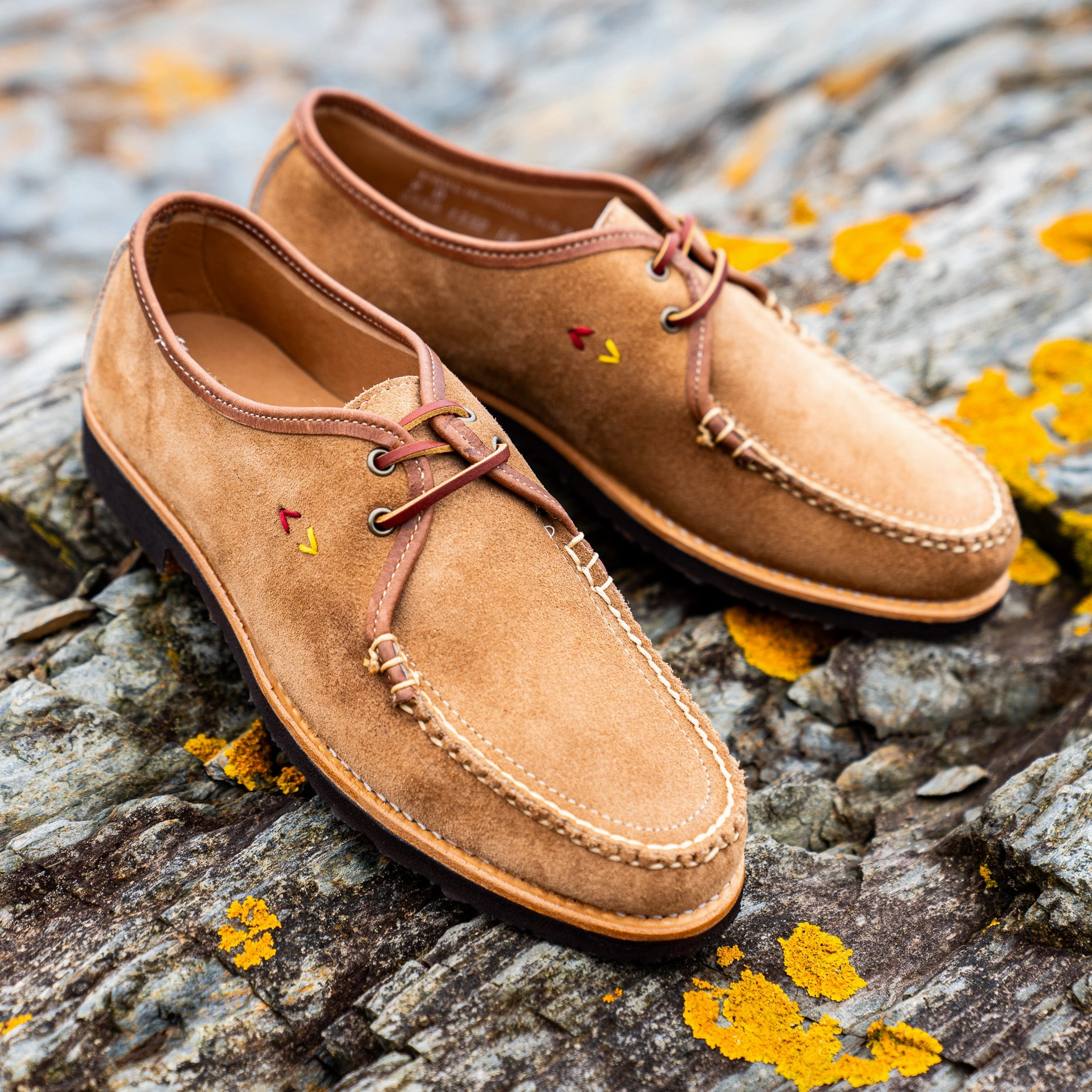 Small Heel Shoes Casco Derby - Khaki Orion Fleshout