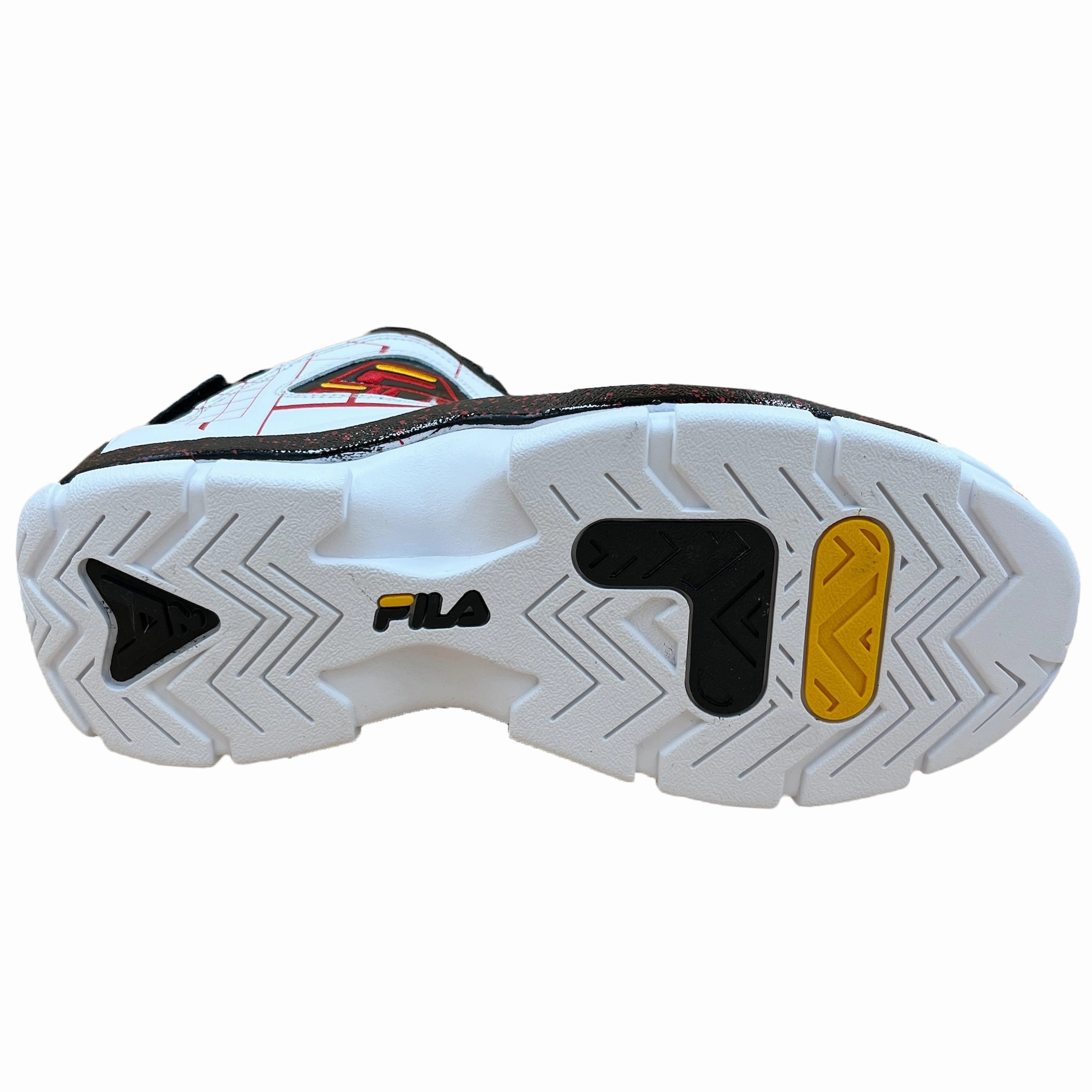 Air Zoom Gt Run Basketball Shoes Fila Men's 1BM01753 Grant Hill 2  Grid White/Black Basketball Shoes