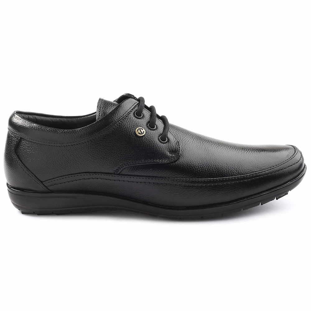 Lace Ups Shoes Healers Black Formal Lacing Derby Shoes For Men HA1-12 By Liberty