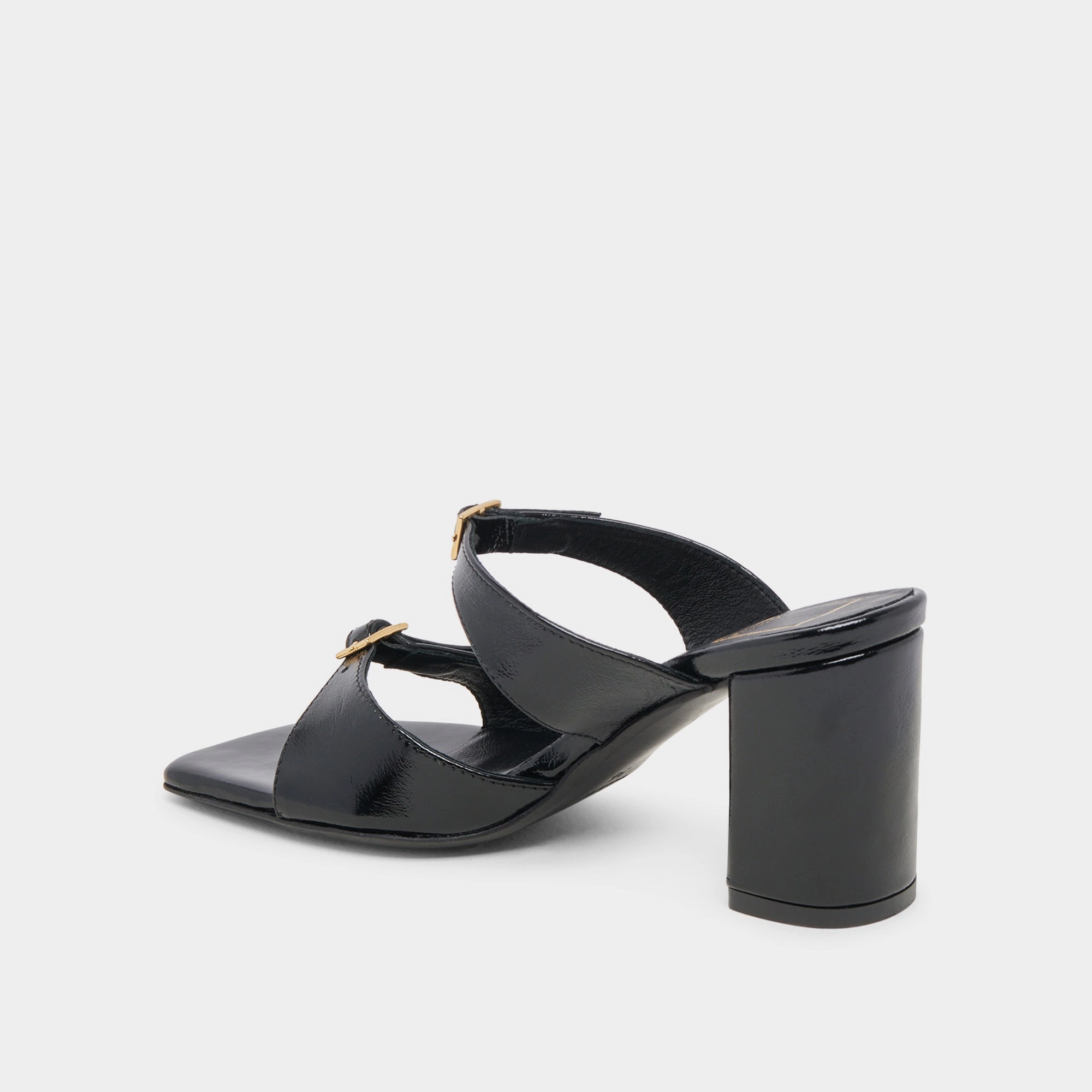 High Heels Damage Feet SHANE HEELS MIDNIGHT CRINKLE PATENT