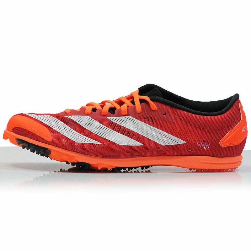 adidas adizero XCS Cross Country Spike - Vivid Red/Cloud White/Beam Orange Running Light Weight Shoes