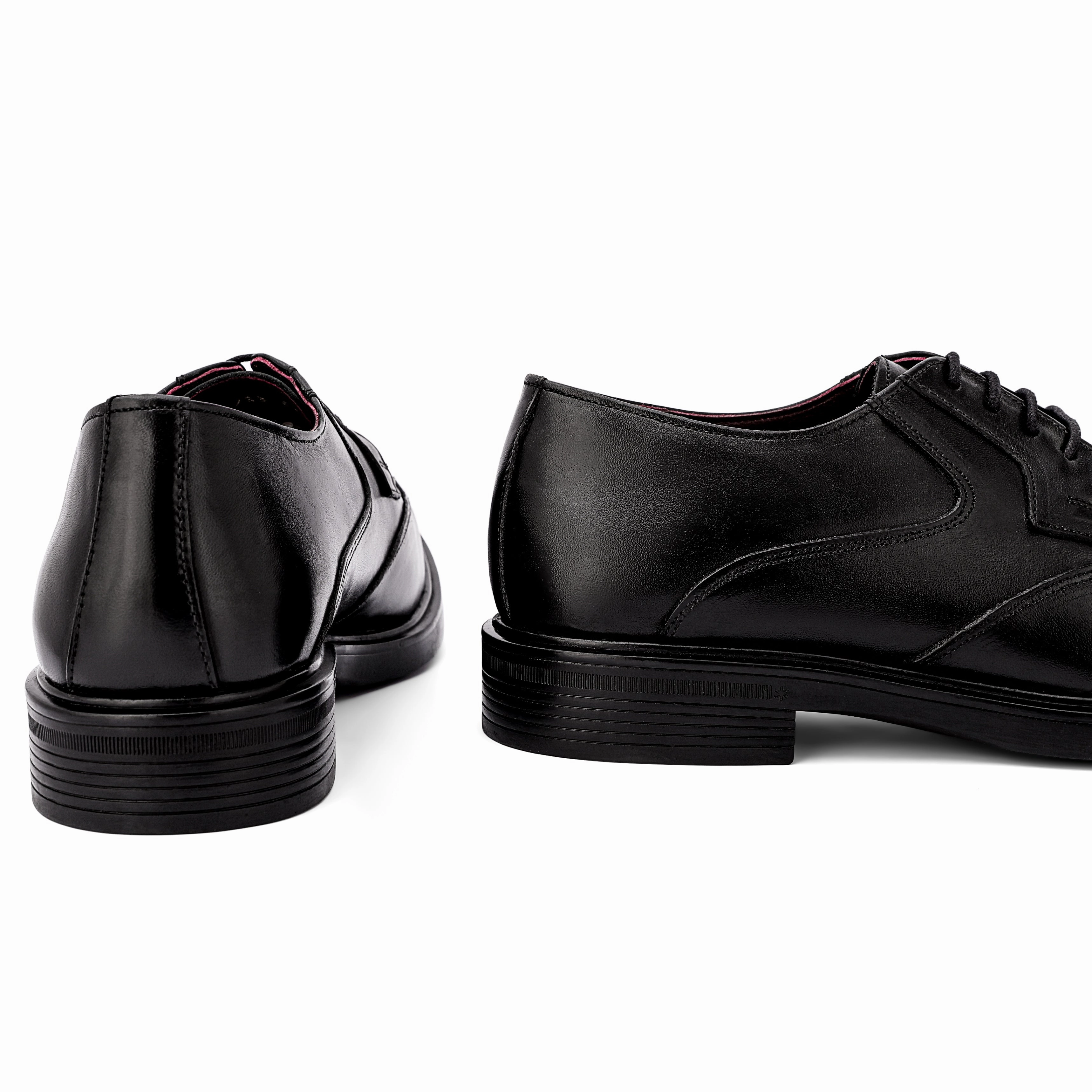 Lace Up Walking Shoes Brio Derby Elegance - Black