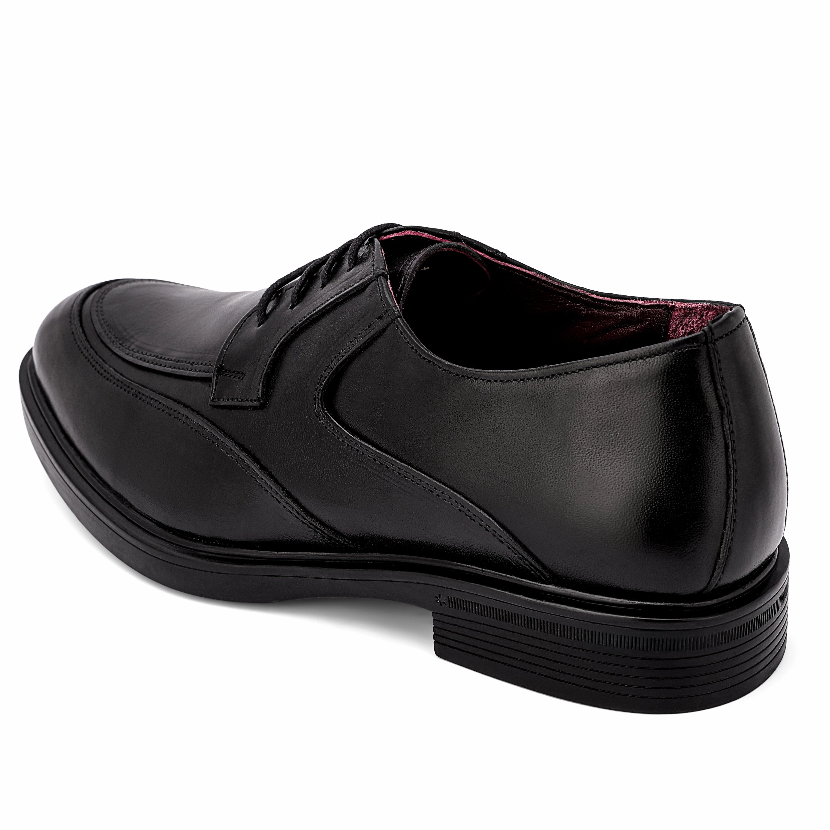 Brio Derby Elegance - Black Lightweight Lace Up Shoes