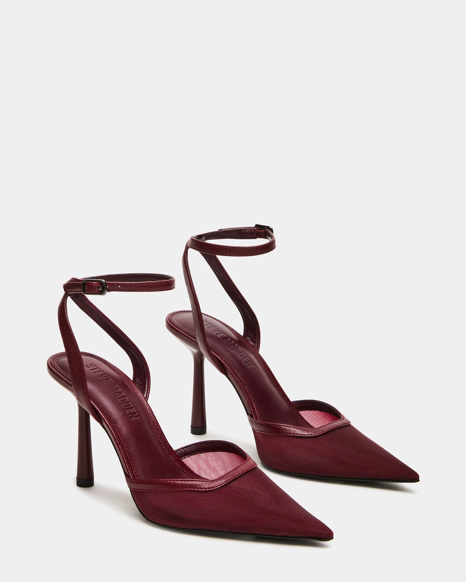 ALLIANCE MESH BURGUNDY High Heel Fetish