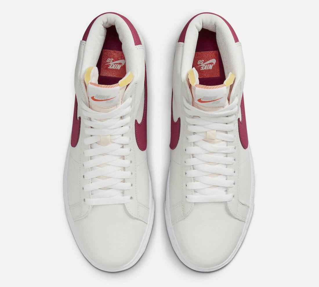 Blazer Shoes Nike Nike SB Zoom Blazer Mid ISO DR8190-161 Sneaker Shoes Men Orange Label Sweet Beet