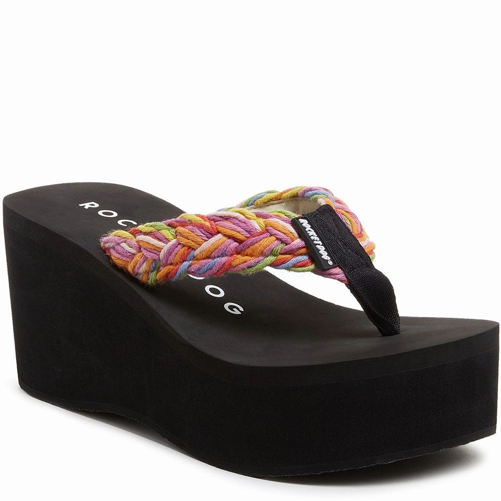 Rocket Dog Crush String Braid Sandal Flip Flops That You Can Change The Straps