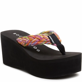 Rocket Dog Crush String Braid Sandal Veteran Owned Flip Flops