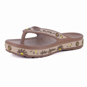 Flip-flops For Women FL 2028 Leather Platform Flip Flops