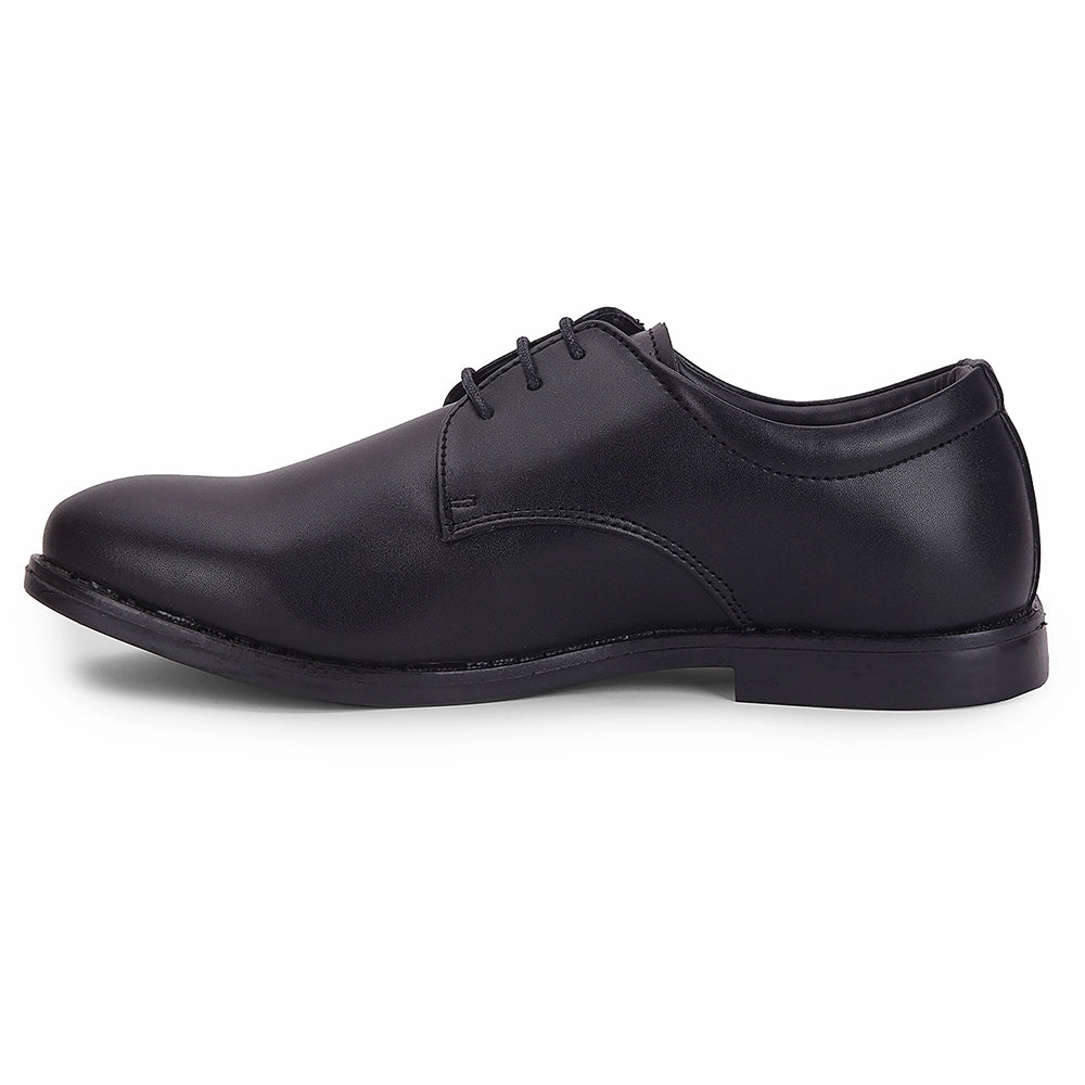 Fortune Black Formal Lacing Derby Shoes For Men MONTRICH-E By Liberty City Edge Lace Up Shoe