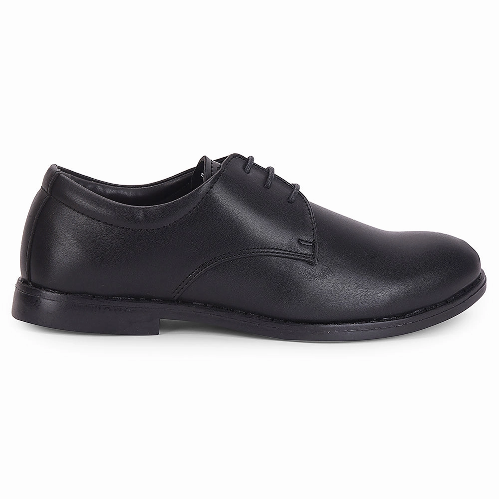 Fortune Black Formal Lacing Derby Shoes For Men MONTRICH-E By Liberty Lace Up Shoes With Jeans