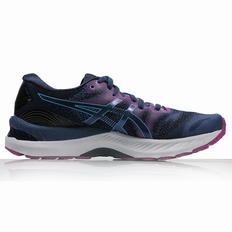 Asics Gel Nimbus 23 Women's Running Shoe - Grand Shark/Digital Aqua Asics Dragon Shoes