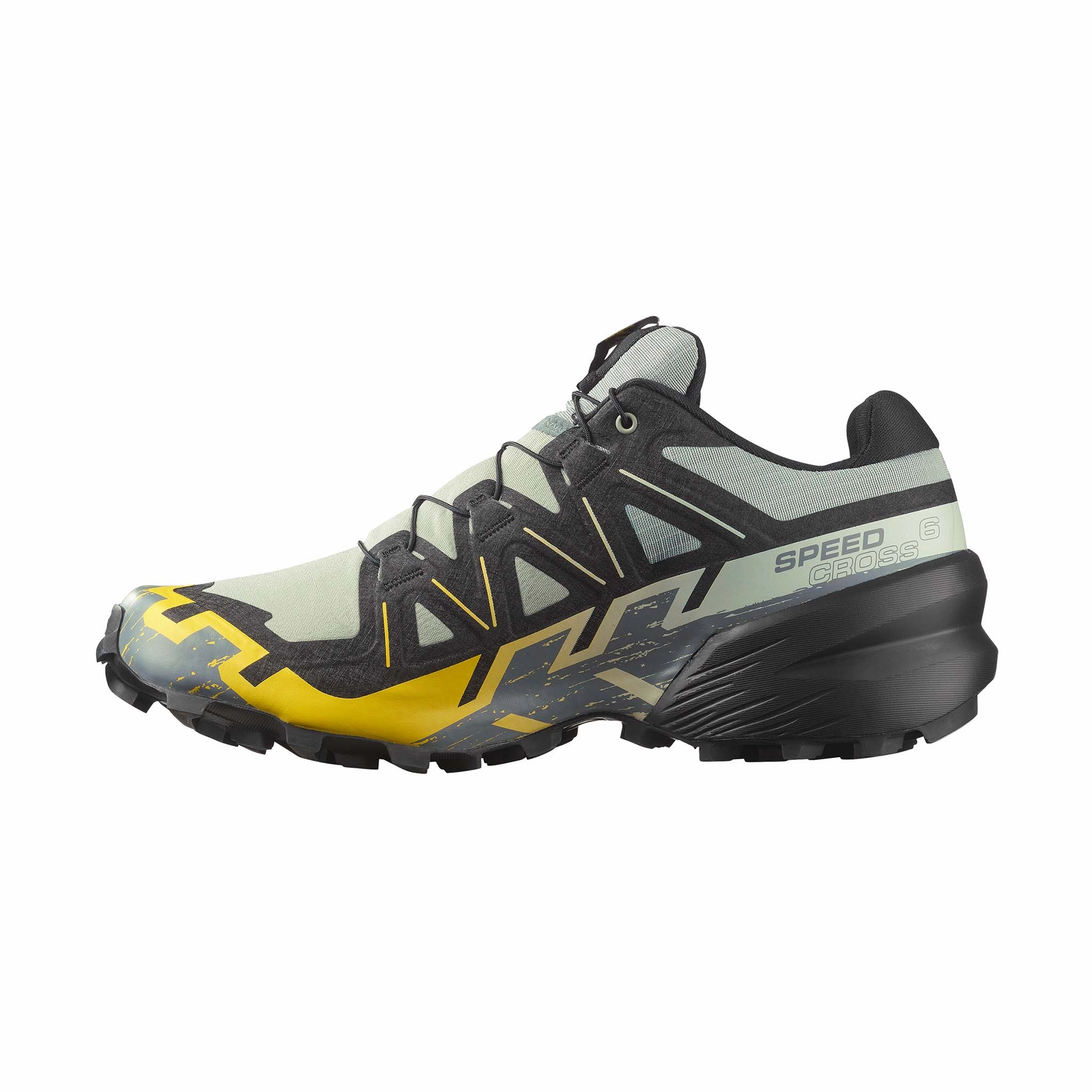 Salomon | Men's Speedcross 6 Running Shoes - Wrought Iron/Black/Incaberry Sierra Trail Running Shoes