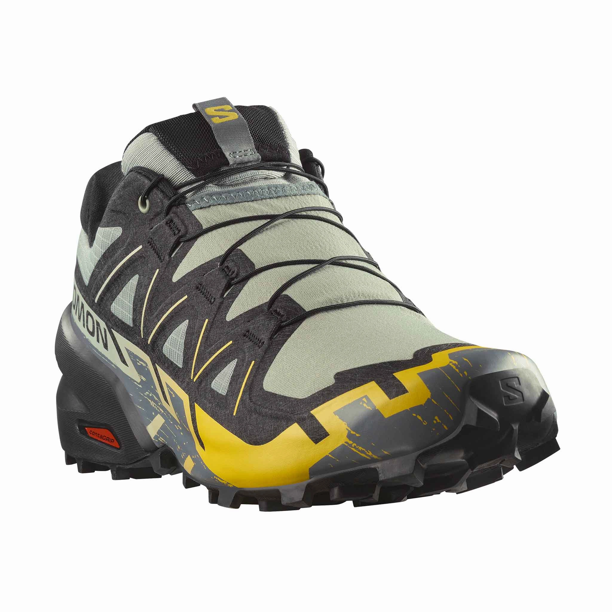 Salomon | Men's Speedcross 6 Running Shoes - Wrought Iron/Black/Incaberry Ivo Trail Breeze Hiking Shoes