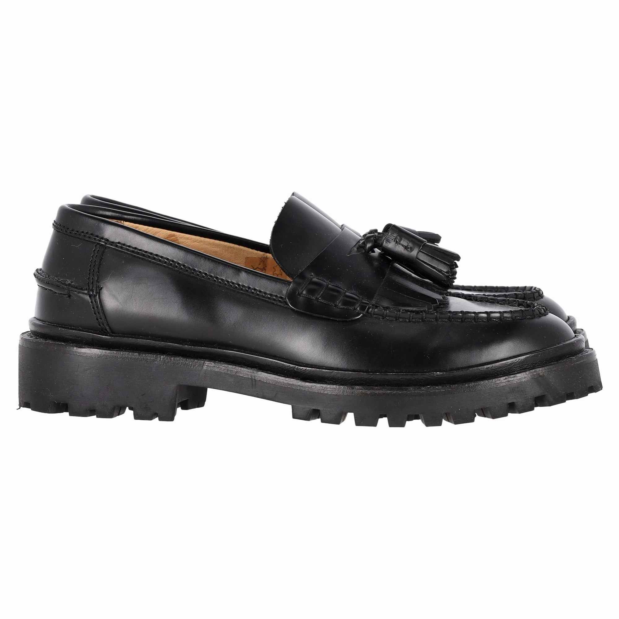 Loafers Sale Isabel Marant Frezza 20mm Tassel Detail Loafers in Black Leather