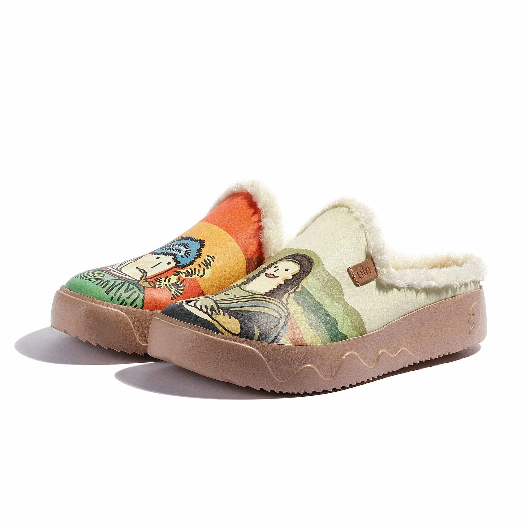 Van Gogh and Mona Lisa 2 Fuerteventura VII Men Sandals Waterproof With Straps Open Toe Size 11 Wide