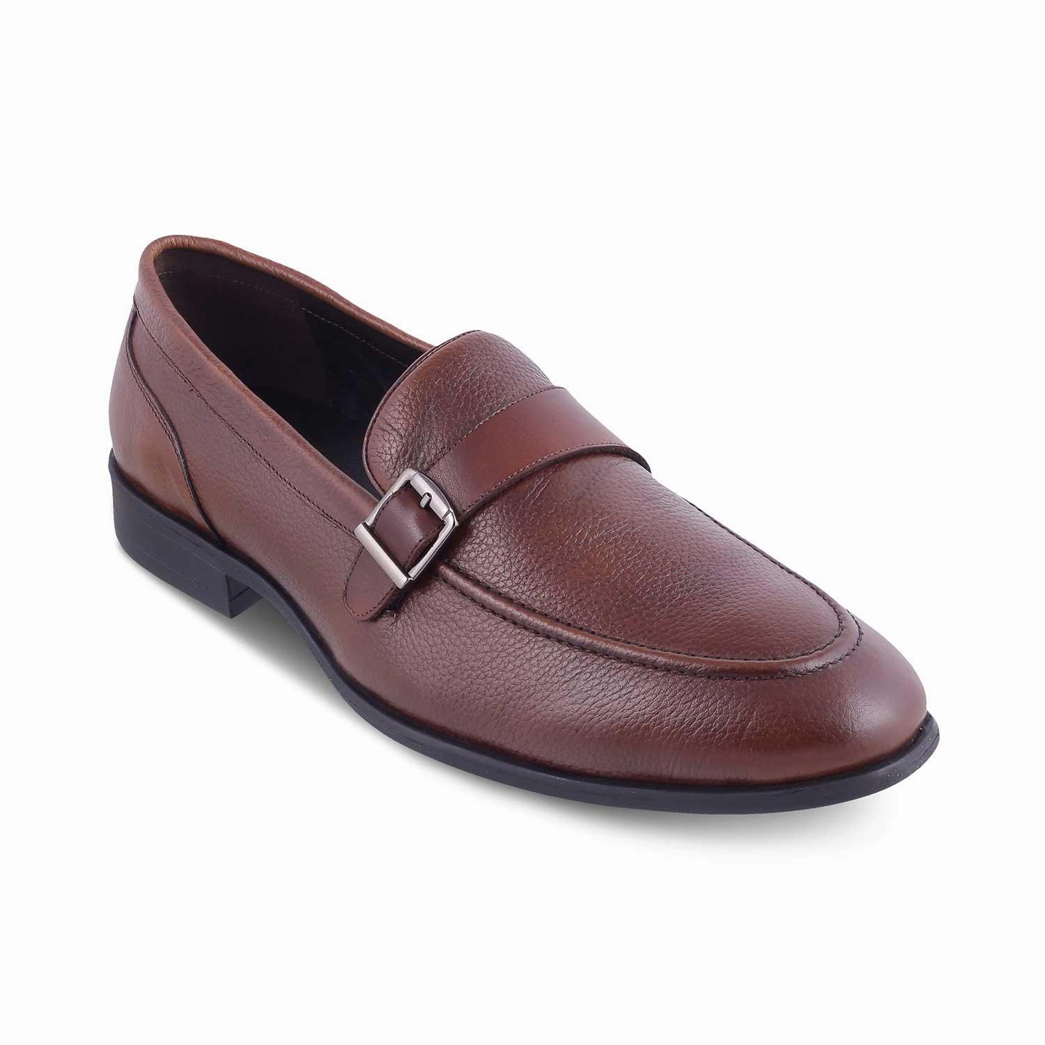 The Heiden Tan Men's Leather Loafers Tresmode When Do You War Loafers