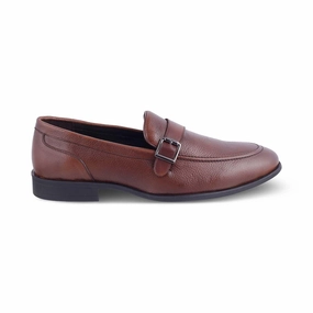 Casual Loafers With Shorts The Heiden Tan Men's Leather Loafers Tresmode