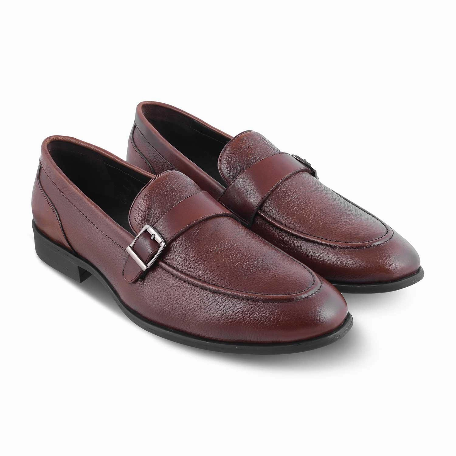 Leather Loafers With Tassels The Heiden Tan Men's Leather Loafers Tresmode