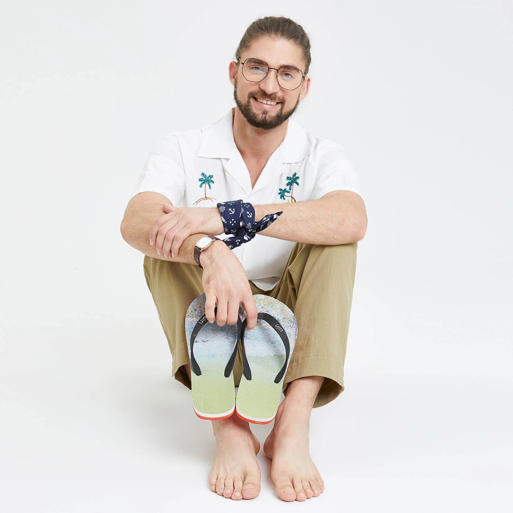 Georges Seurat The Seine seen from La Grande Jatte Blanes Men Toggle Flip Flop Truth Table