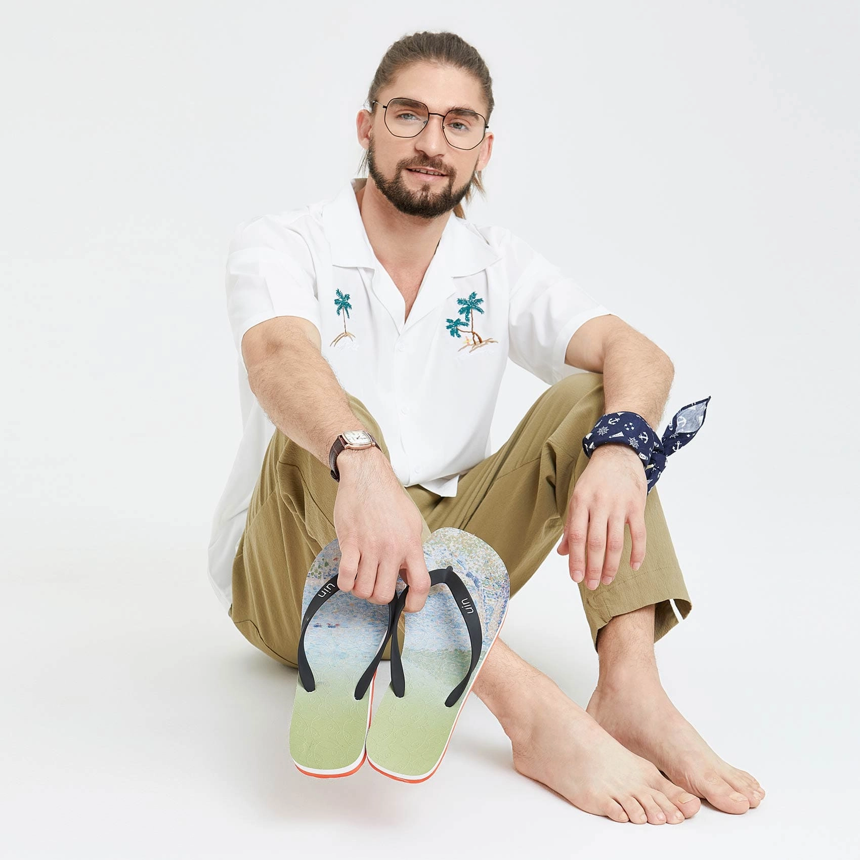 Best Backpacking Flip Flops Georges Seurat The Seine seen from La Grande Jatte Blanes Men