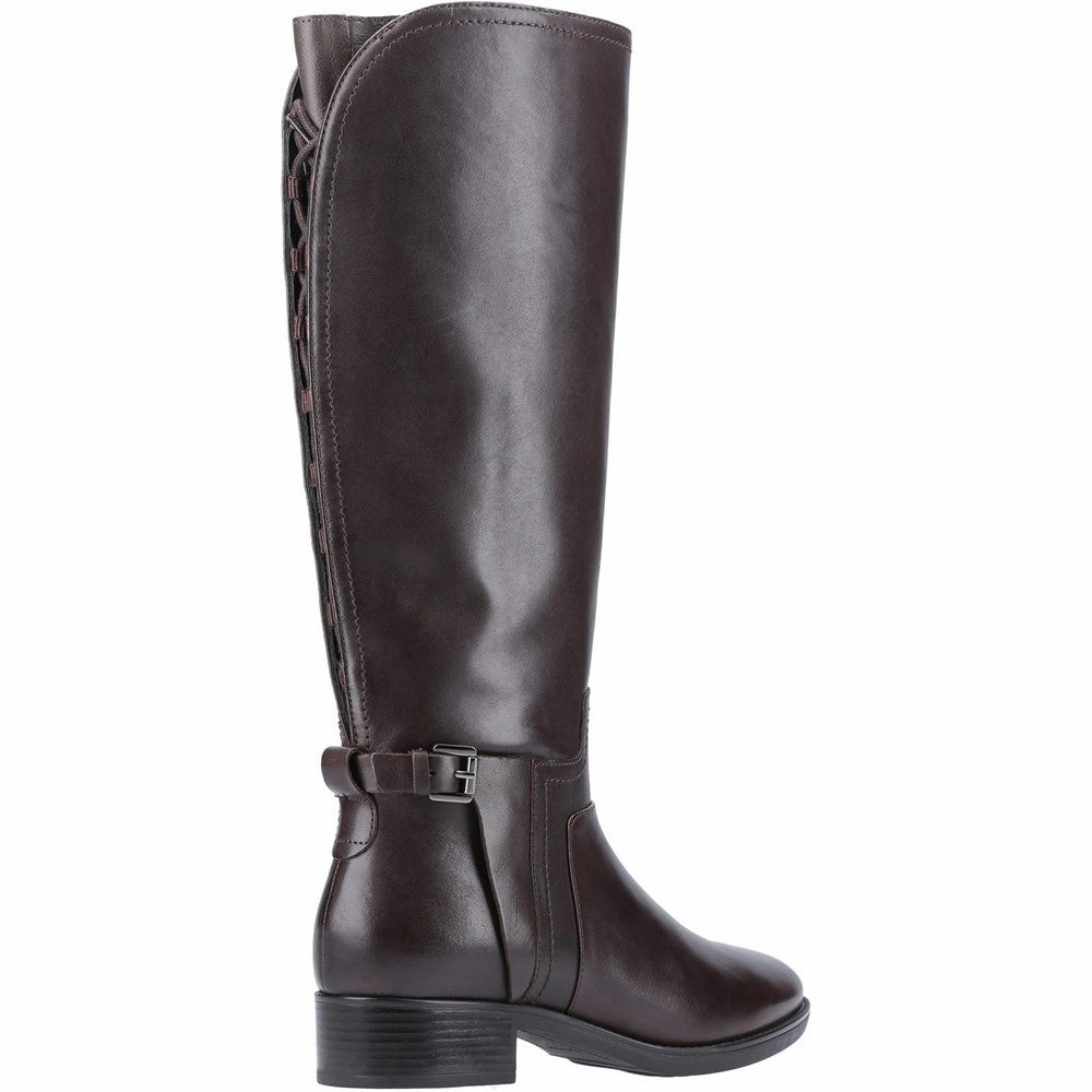 Geox Felicity Long Boot Chunky Flat Knee High Boots