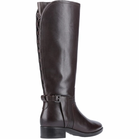 Hooded Knee High Boots Geox Felicity Long Boot